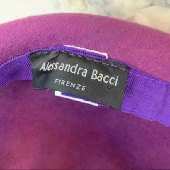 Alessandra Bacci Italian Firenze wool hat cap - Picture 5 of 7